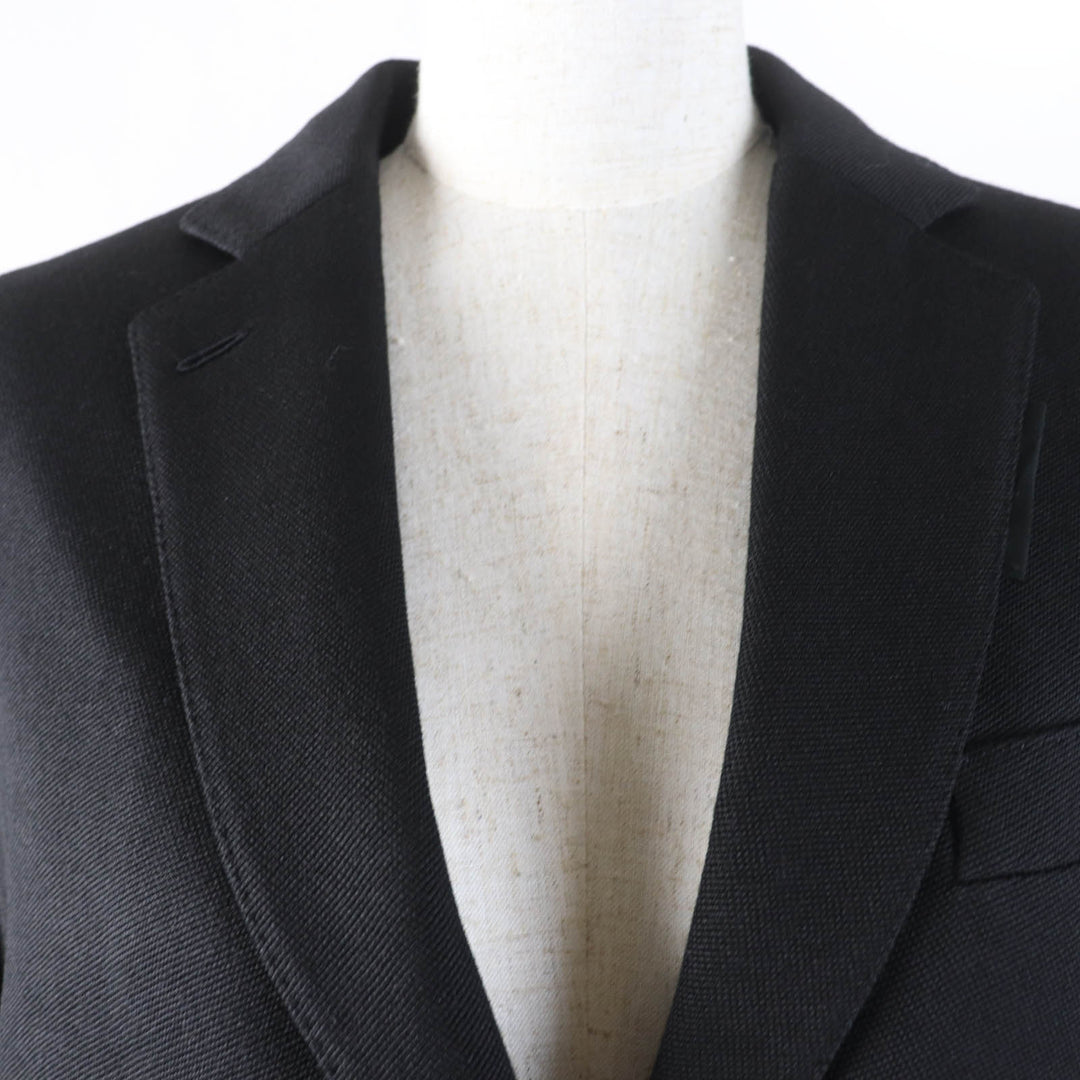 Pristine BURBERRY coat Long length design black Virgin wool Women 38