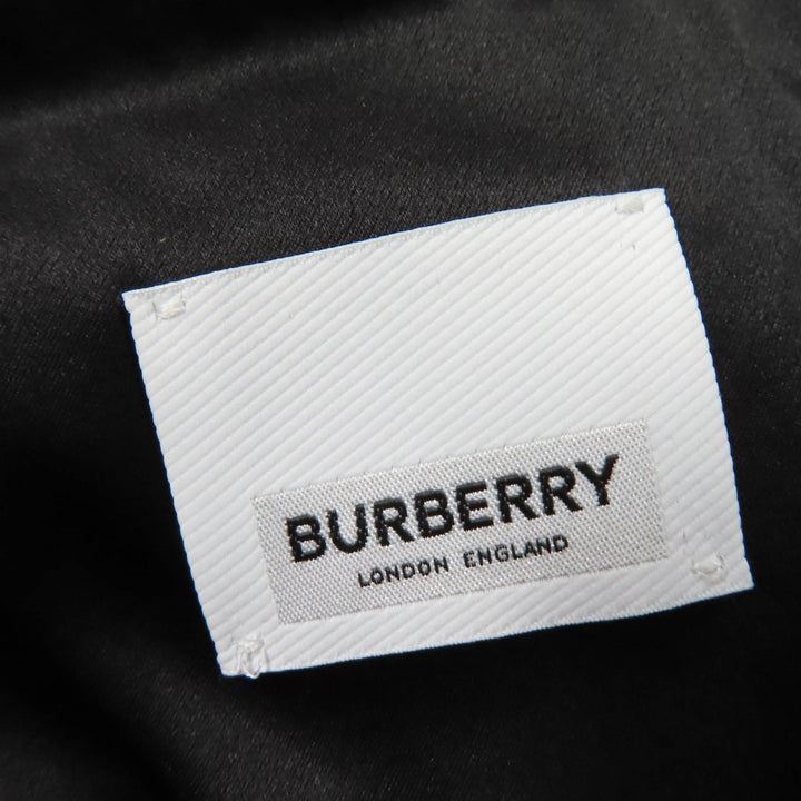 Pristine BURBERRY coat Long length design black Virgin wool Women 38