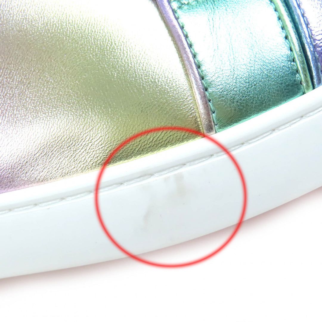 Pristine Christian Louboutin High cut sneakers FUN LOUIS FLAT NAPPA LAM LICORNE