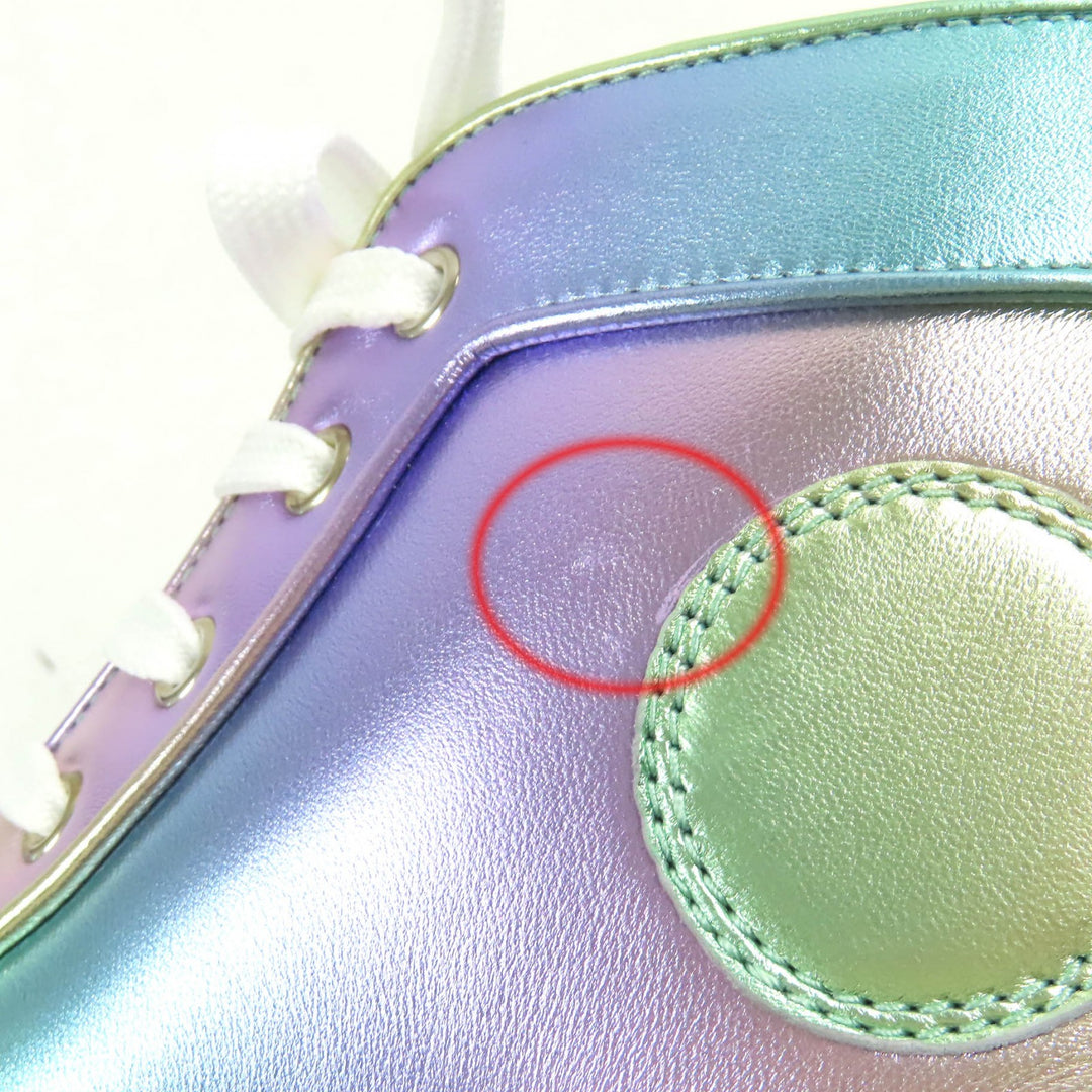 Pristine Christian Louboutin High cut sneakers FUN LOUIS FLAT NAPPA LAM LICORNE