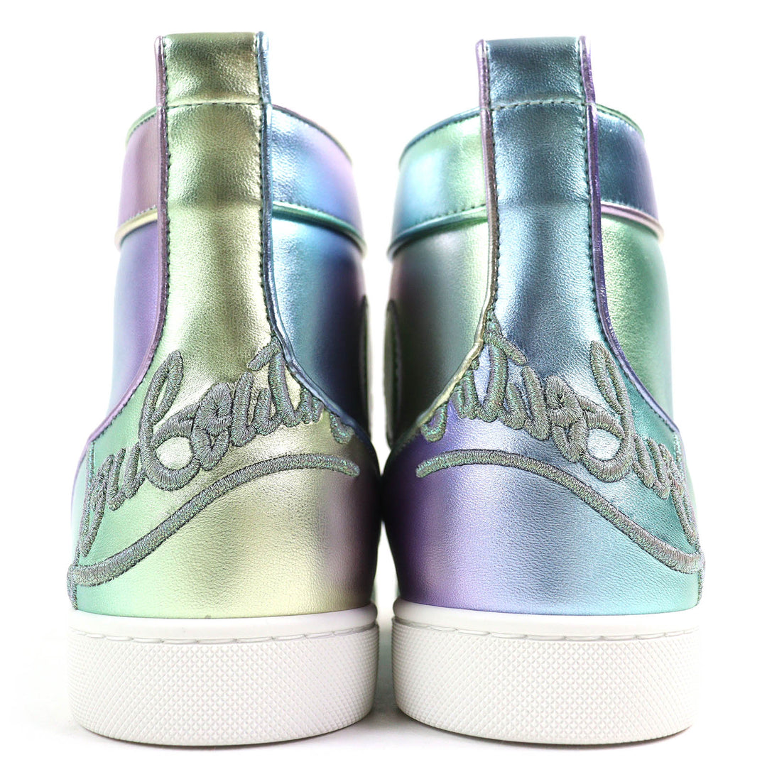 Pristine Christian Louboutin High cut sneakers FUN LOUIS FLAT NAPPA LAM LICORNE
