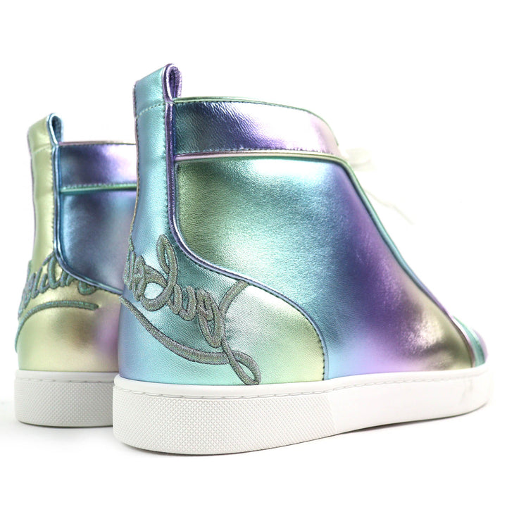 Pristine Christian Louboutin High cut sneakers FUN LOUIS FLAT NAPPA LAM LICORNE