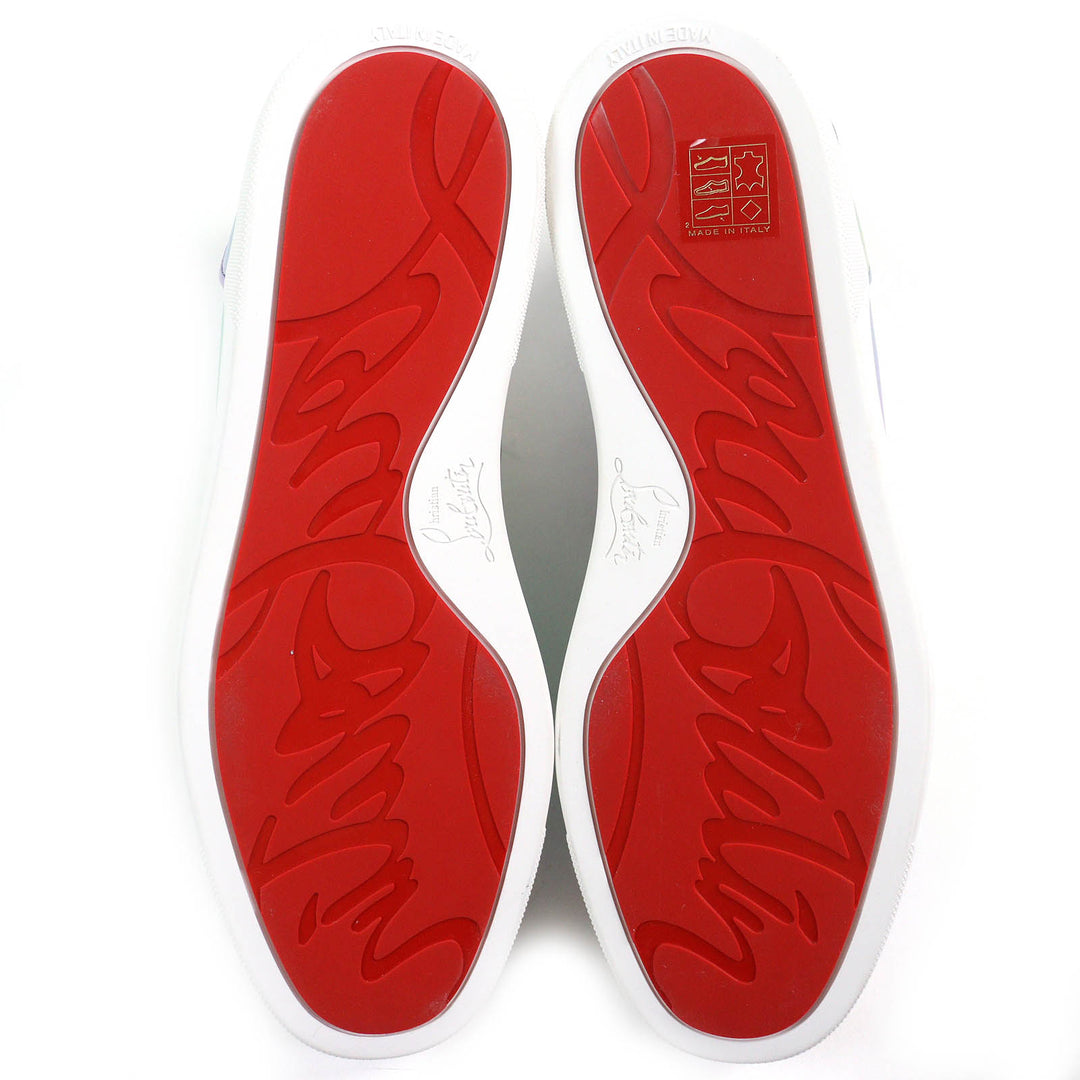 Pristine Christian Louboutin High cut sneakers FUN LOUIS FLAT NAPPA LAM LICORNE