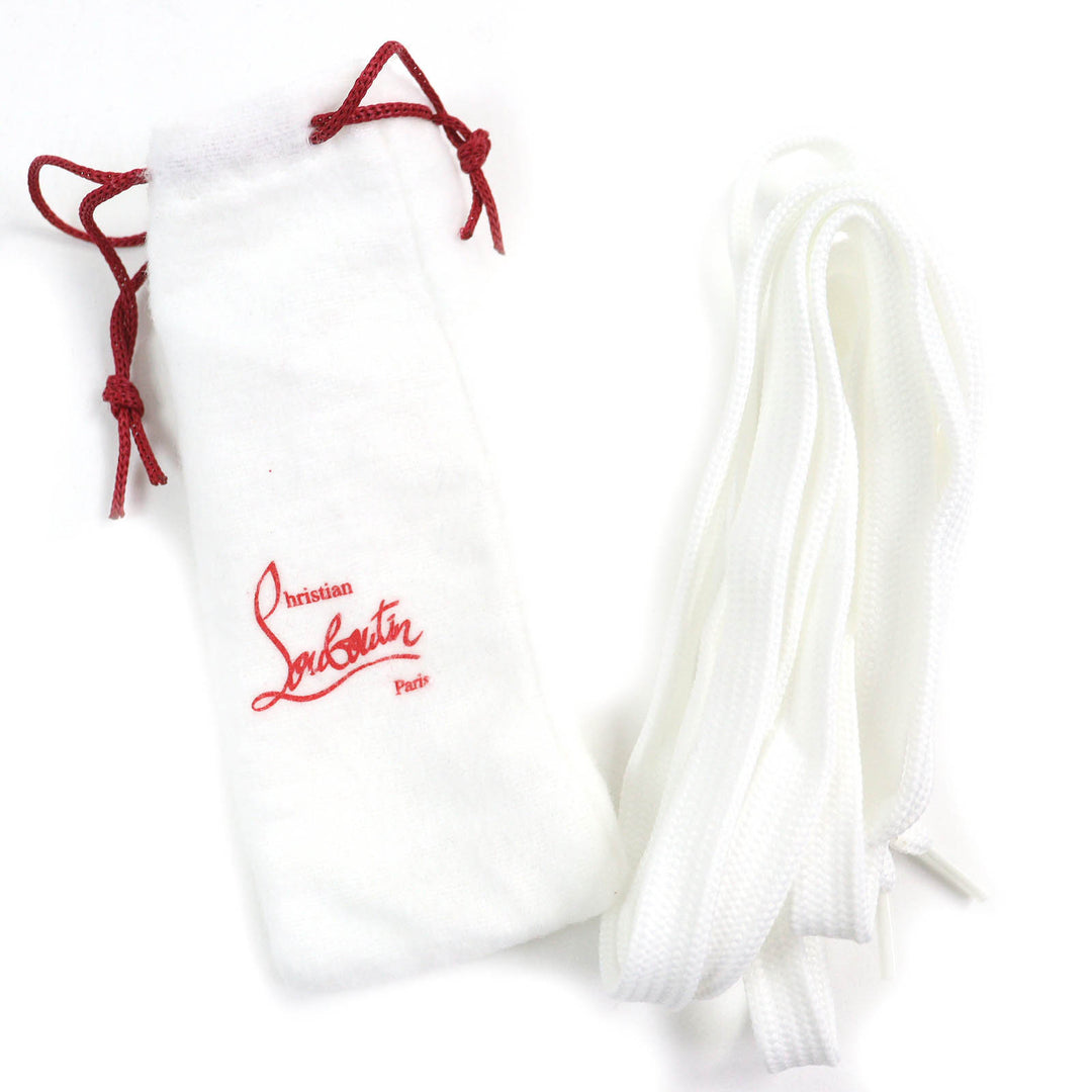 Pristine Christian Louboutin sneakers RAPHIA BISTROT Raffia Bistro Braid leather