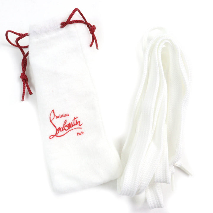 Pristine Christian Louboutin sneakers RAPHIA BISTROT Raffia Bistro Braid leather