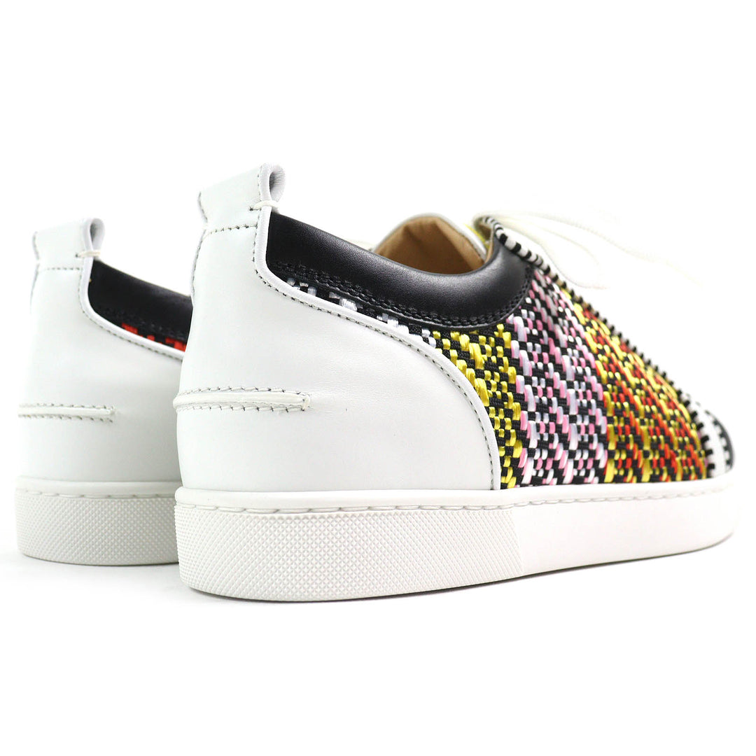 Pristine Christian Louboutin sneakers RAPHIA BISTROT Raffia Bistro Braid leather