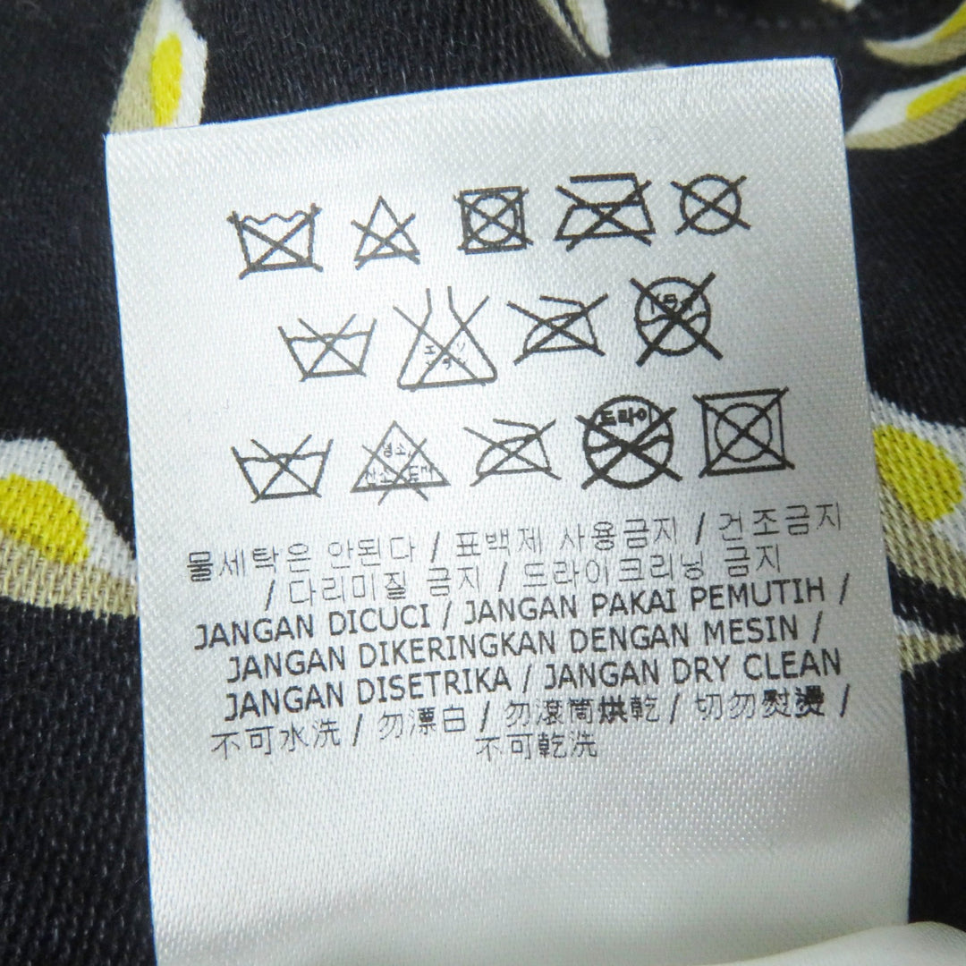 FENDI scarf Zucca Pattern Black Yellow Beige White silk Women FXT069