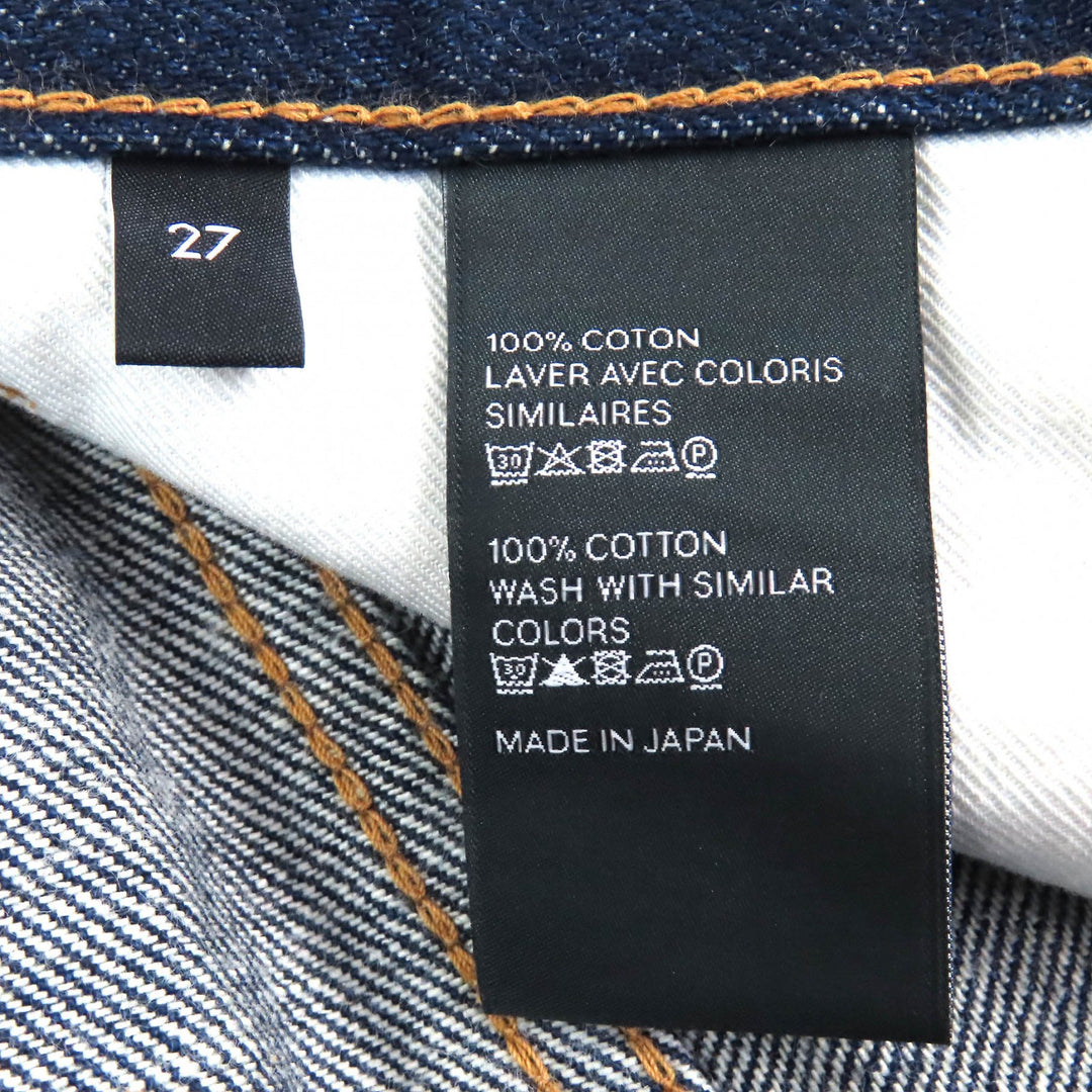 Excellent CELINE Denim pants Francoise Jeans Low Wash Indigo blue Women 27