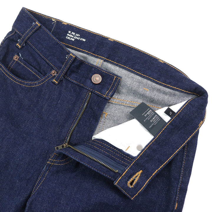 Excellent CELINE Denim pants Francoise Jeans Low Wash Indigo blue Women 27