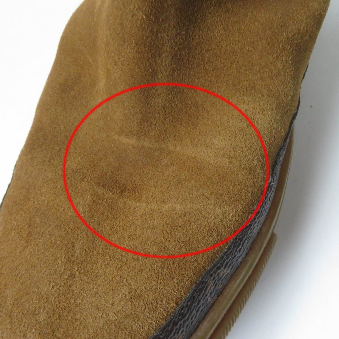 Excellent LOUIS VUITTON Knee-high boots monogram mouton Brown Suede leather Women 37