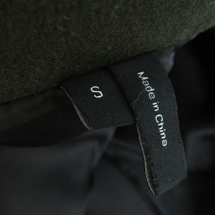 Excellent theory coat High neck khaki wool Women S 02-7409003-690-902