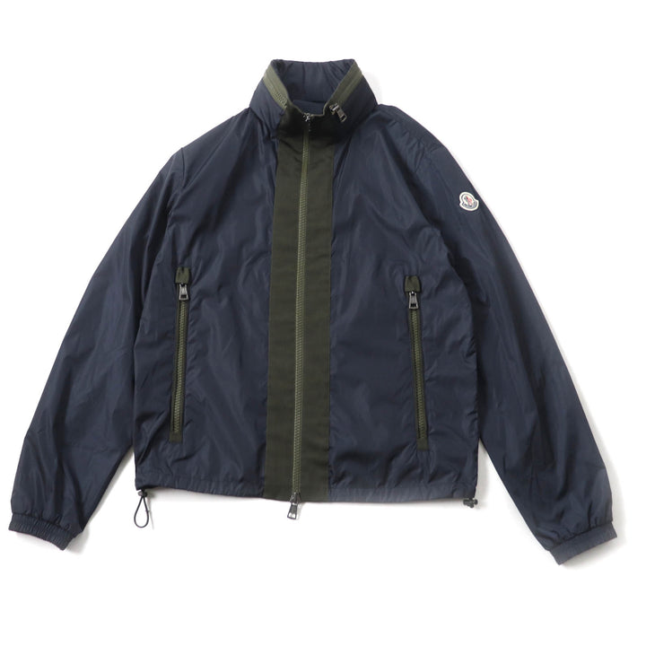 Great MONCLER Nylon jacket CAPBRETON stand-up collar, ZIP UP Navy khaki Nylon mens 2