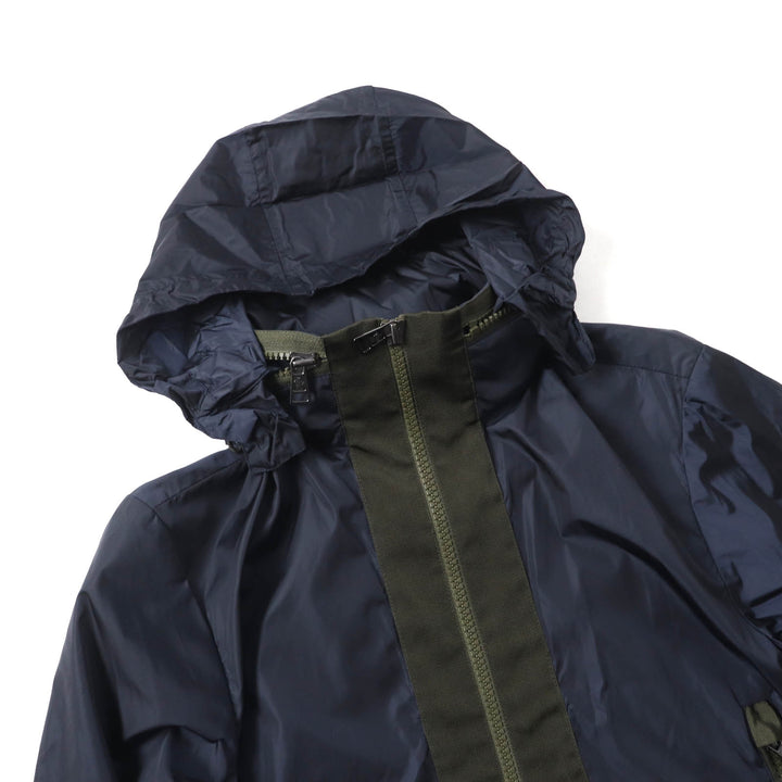 Great MONCLER Nylon jacket CAPBRETON stand-up collar, ZIP UP Navy khaki Nylon mens 2