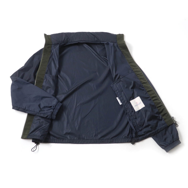 Great MONCLER Nylon jacket CAPBRETON stand-up collar, ZIP UP Navy khaki Nylon mens 2