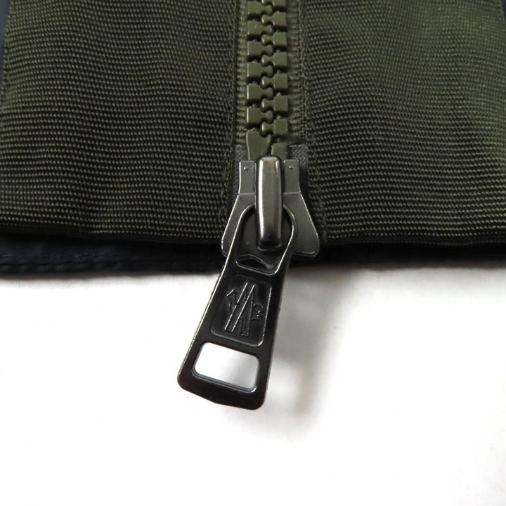 Great MONCLER Nylon jacket CAPBRETON stand-up collar, ZIP UP Navy khaki Nylon mens 2