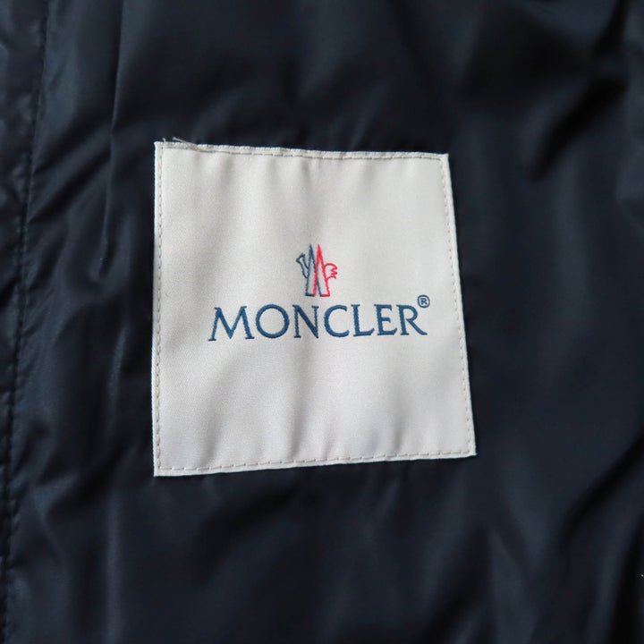 Great MONCLER Nylon jacket CAPBRETON stand-up collar, ZIP UP Navy khaki Nylon mens 2