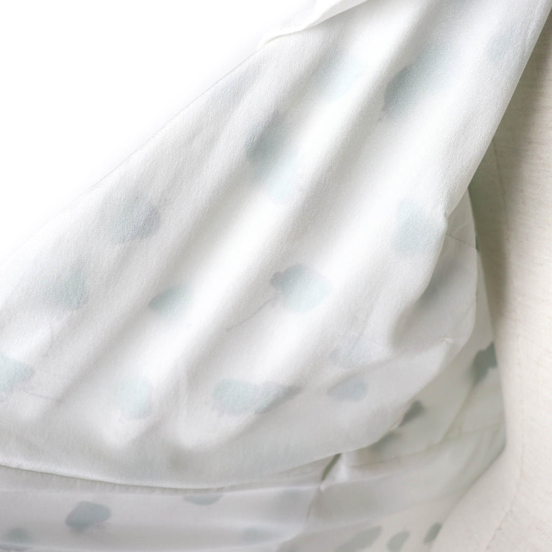 Very Good MIUMIU one piece Strawberry print ruffle collar long sleeve wrap white Viscose Women 36 MF2785