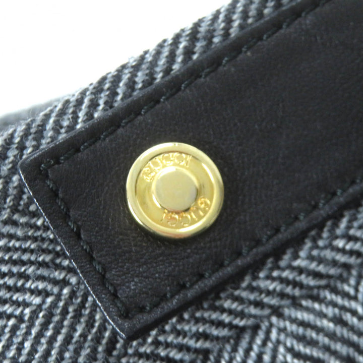 Pristine GUCCI Pants Tom Ford period herringbone pattern with leather belt Gray Women 40