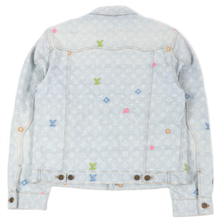 LOUIS VUITTON Denim Jacket Tyler the Creator Monogram Indigo blue cotton mens 46