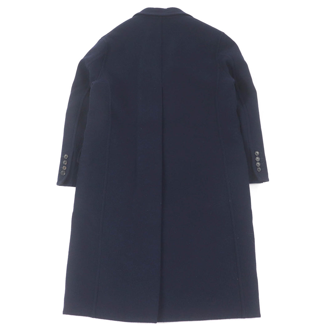 Great LOUIS VUITTON Chester coat Back monogram Navy wool mens 44 HJC55E