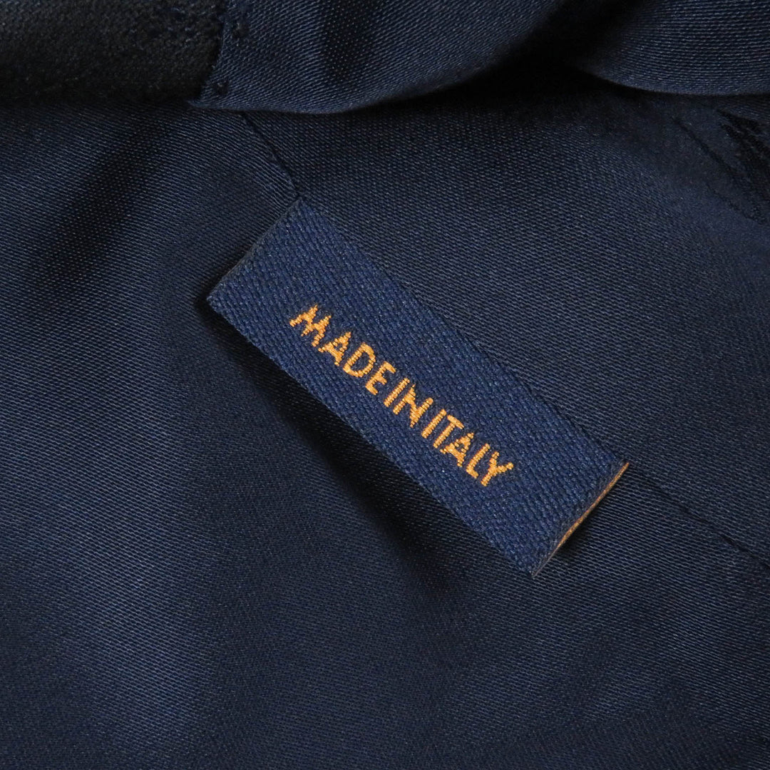 LOUIS VUITTON suit LV logo all-over pattern peak lapel single Navy mens 44