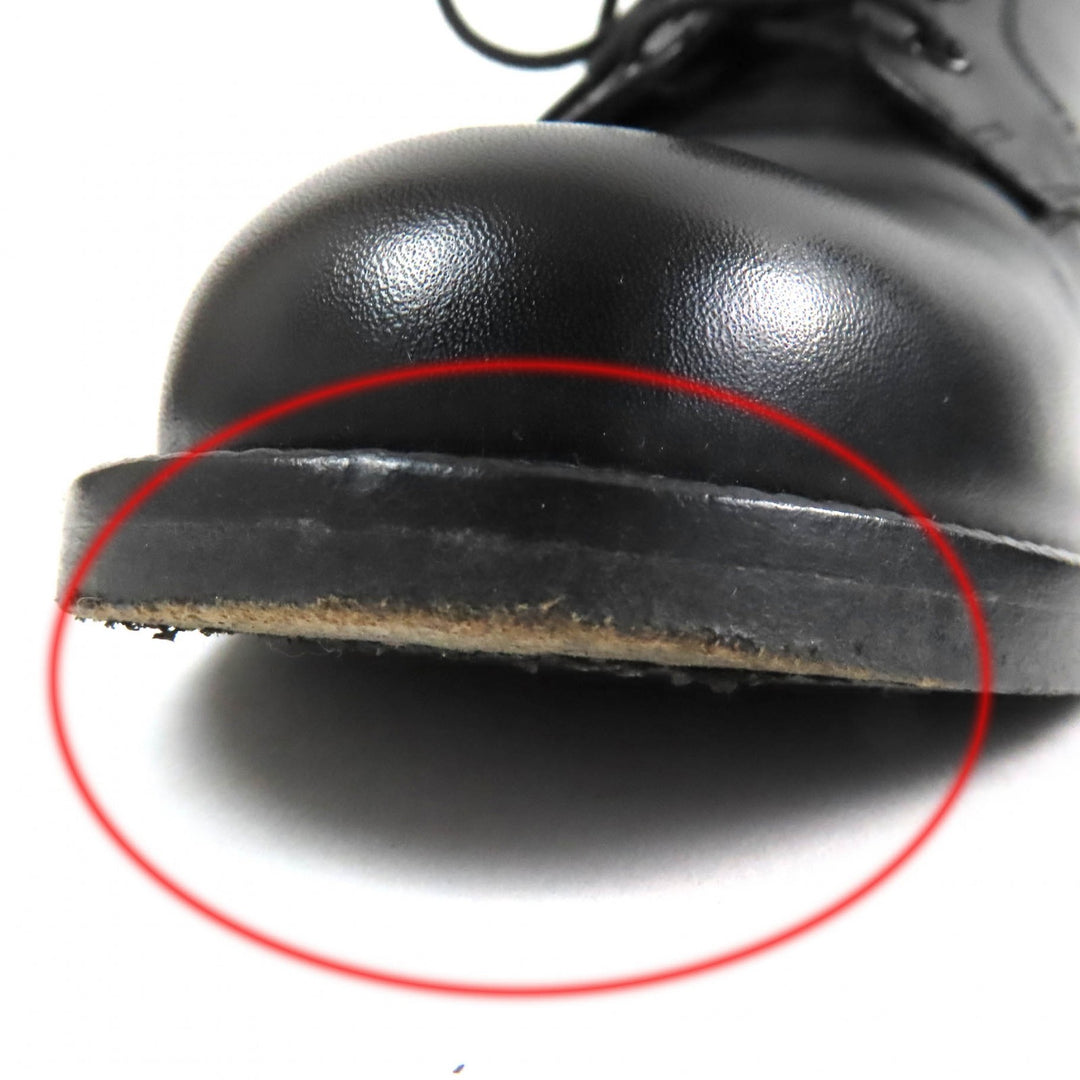 Great SAINT LAURENT PARIS short boots Lace-up Leather black Women 35.5 354530