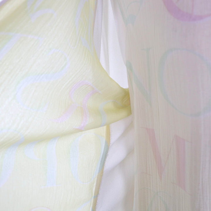 Very Good HERMES ensemble Margiela-era sleeveless cardigan Yellow white ー Women