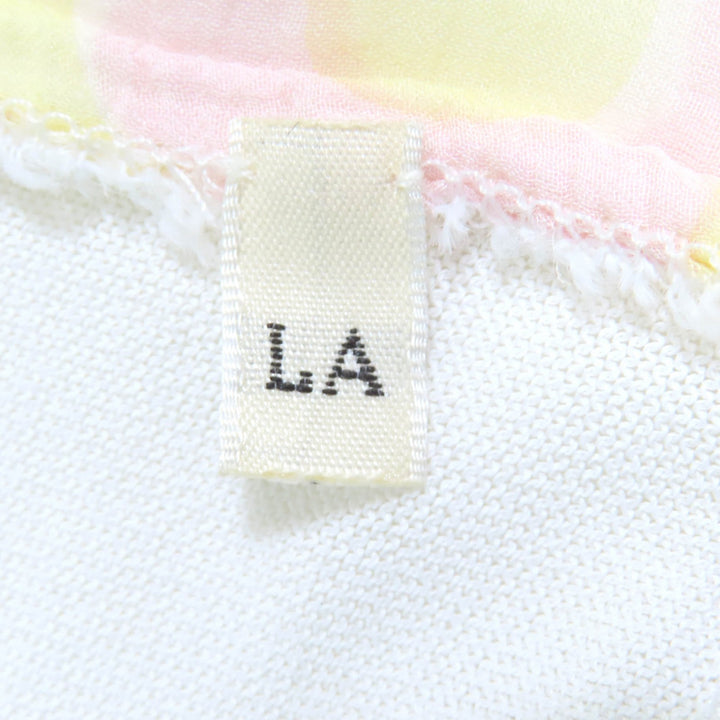 Very Good HERMES ensemble Margiela-era sleeveless cardigan Yellow white ー Women