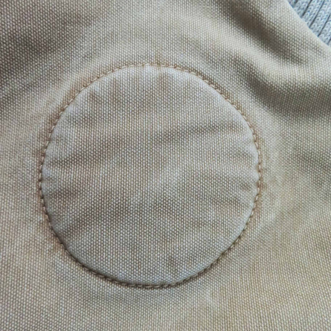 LOUIS VUITTON Jacket Washed denim cropped bomber jacket beige Women 34 1AB74I