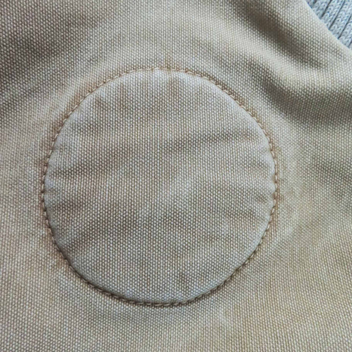 LOUIS VUITTON Jacket Washed denim cropped bomber jacket beige Women 34 1AB74I