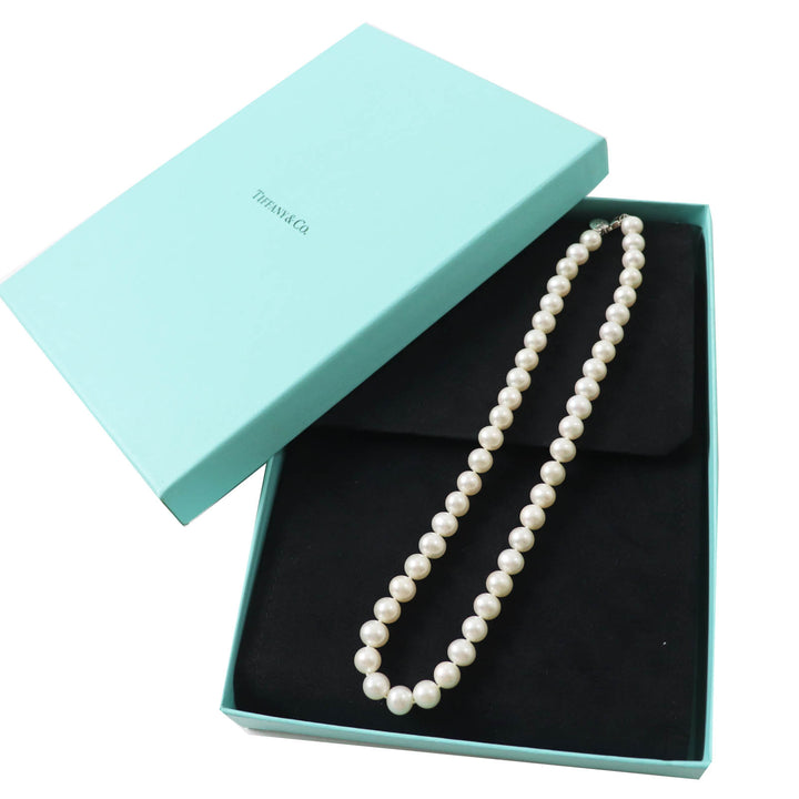 Excellent TIFFANY&Co. Necklace white Freshwater pearl Women