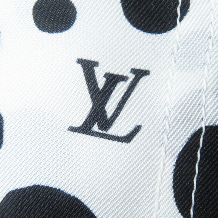 Excellent LOUIS VUITTON×Yayoi Kusama Long sleeve shirt infinity dot silk Women 36