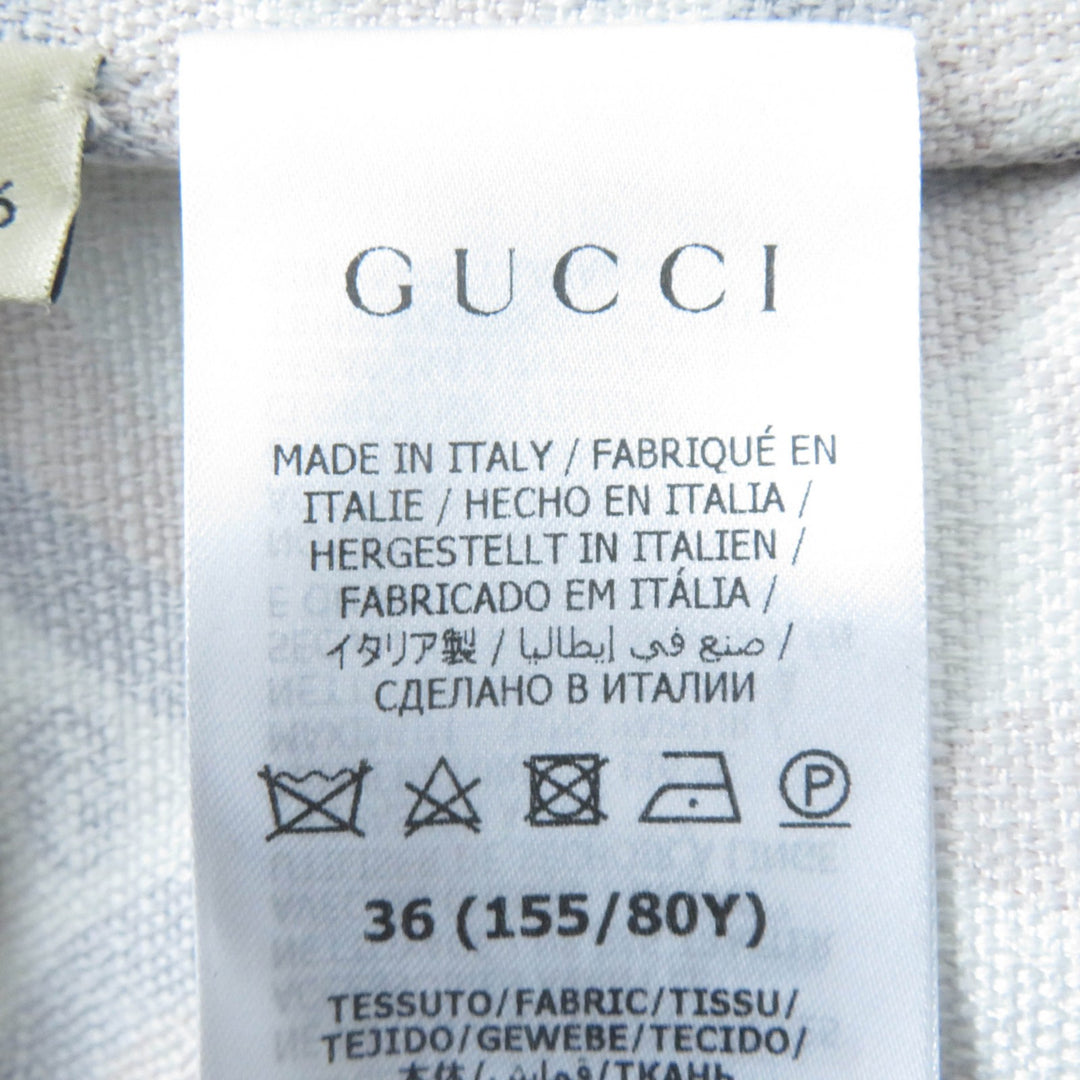 Pristine GUCCI×adidas Short sleeve shirt Trefoil logo Orange series Women 36