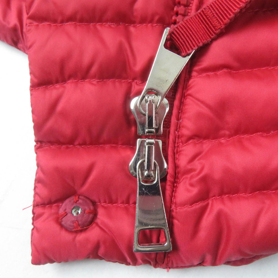 Great MONCLER Down jacket AXINITE Logo patch ZIP UP Red Nylon Women 1