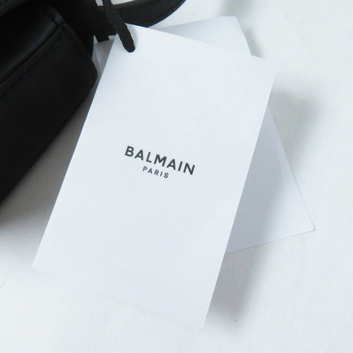 Excellent BALMAIN Shoulder Bag Bbuzz mini bag black leather Women DN1DG811