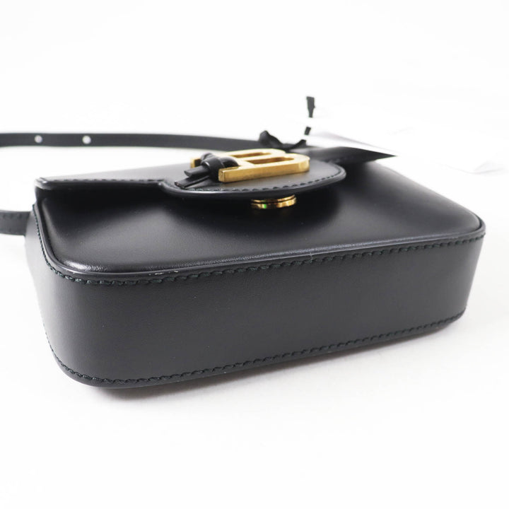 Excellent BALMAIN Shoulder Bag Bbuzz mini bag black leather Women DN1DG811