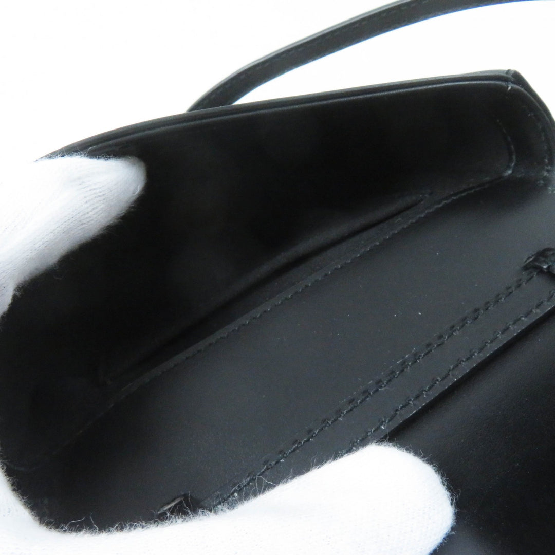 Excellent BALMAIN Shoulder Bag Bbuzz mini bag black leather Women DN1DG811
