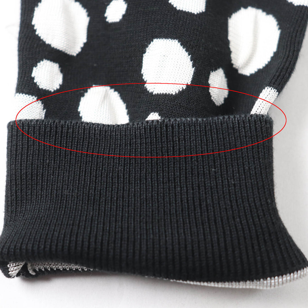 Excellent LOUIS VUITTON×Yayoi Kusama knit Infinity cropped pullover knit XS