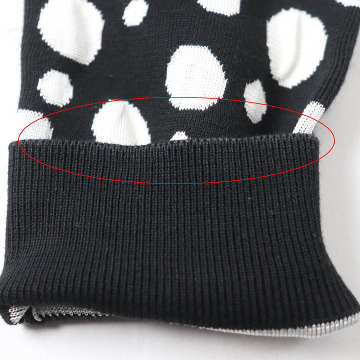 Excellent LOUIS VUITTON×Yayoi Kusama knit Infinity cropped pullover knit XS