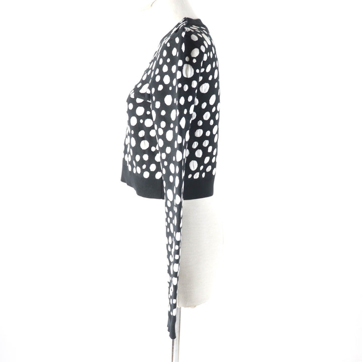 Excellent LOUIS VUITTON×Yayoi Kusama knit Infinity cropped pullover knit XS