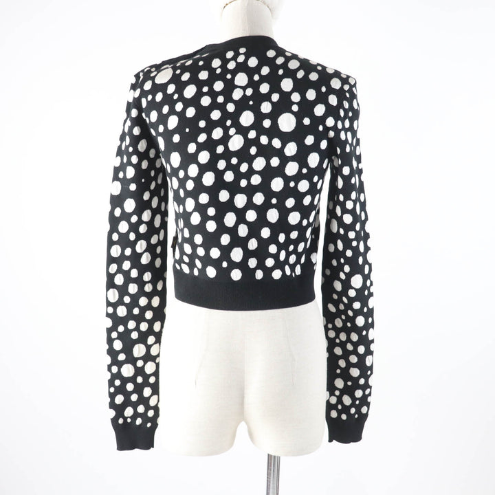 Excellent LOUIS VUITTON×Yayoi Kusama knit Infinity cropped pullover knit XS