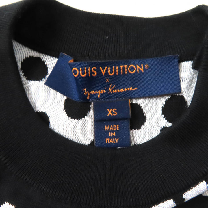 Excellent LOUIS VUITTON×Yayoi Kusama knit Infinity cropped pullover knit XS
