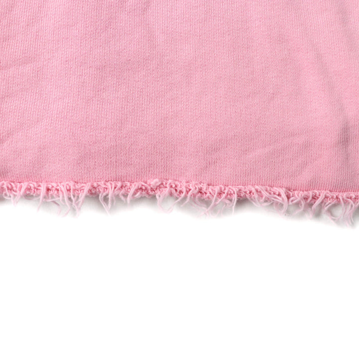 Excellent GIVENCHY hoodie Brand logo cropped hoodie pink cotton Women XS BWJ03M3YAC