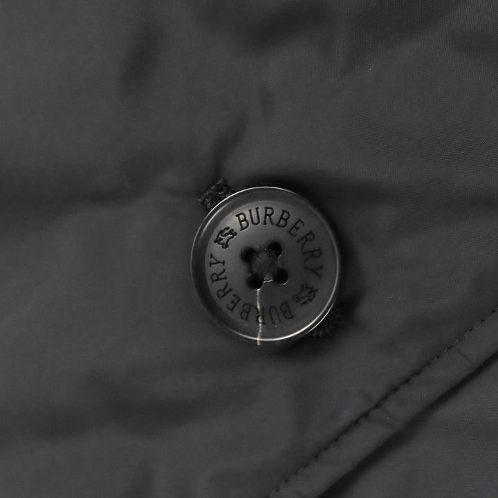Great BURBERRY BLACK LABEL coat Checkered Pattern Knit Lining, Padded, Hooded mens L
