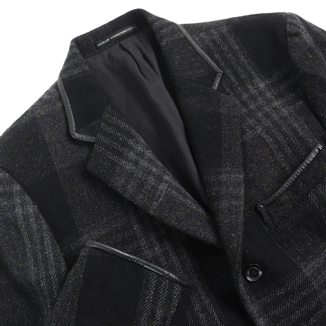 Great Y’s for men tailored jacket Black series polyester mens 3 MO-J12-105
