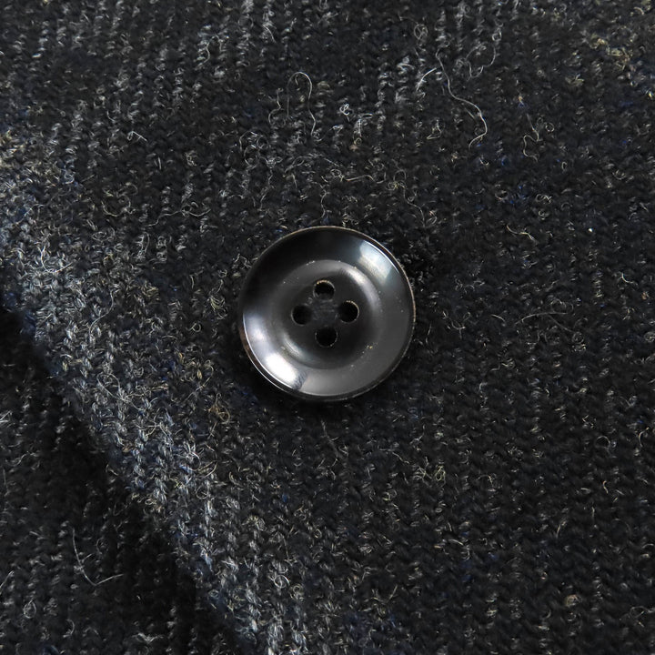 Great Y’s for men tailored jacket Leather trimmed check pattern tweed Black series polyester mens 3 MO-J12-105