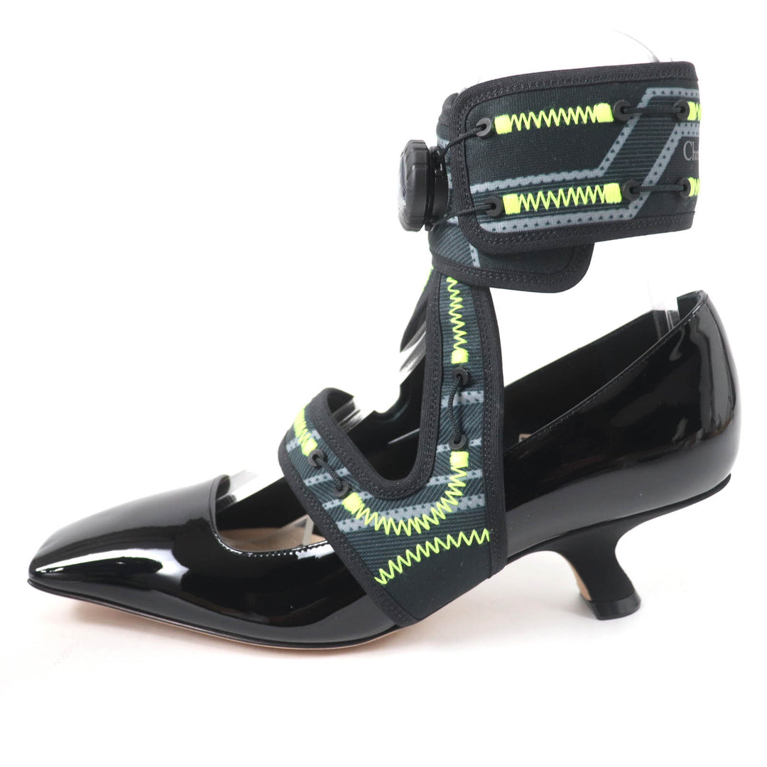 Excellent Christian Dior Roger Vivier pumps Dior 62-22 Patent leather Women 35.5
