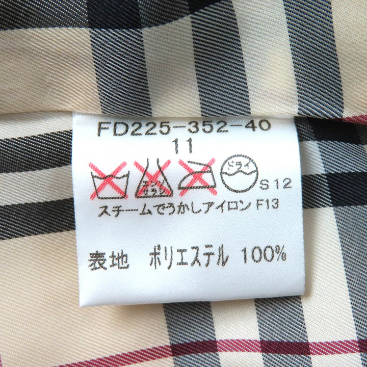 Very Good BURBERRY LONDON Jacket Nova check pattern quilting lining 11