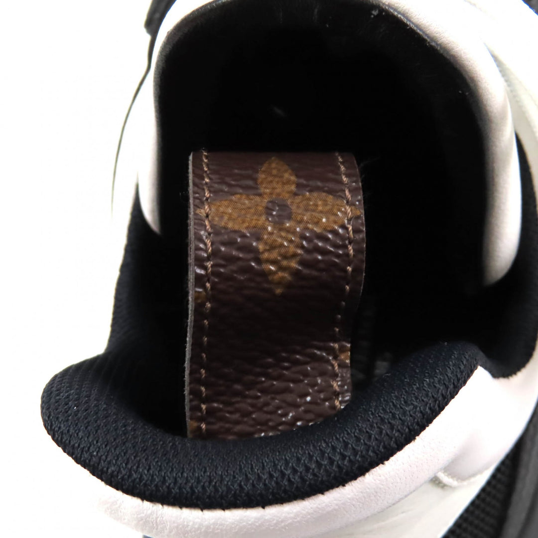 Great LOUIS VUITTON High cut sneakers Black White Women 35.5