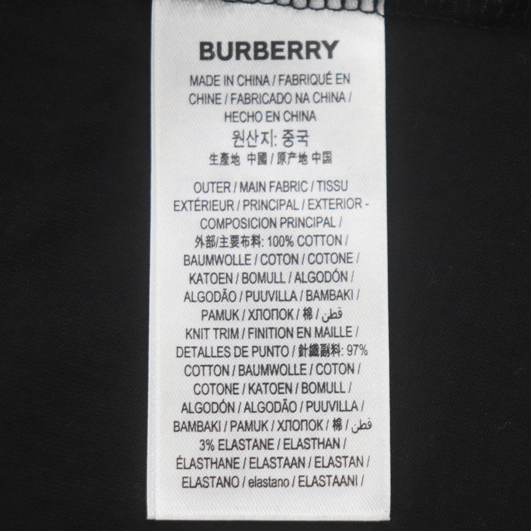 Great BURBERRY Short sleeve T-shirt Horseferry Print Crew Neck mens XS 8036185